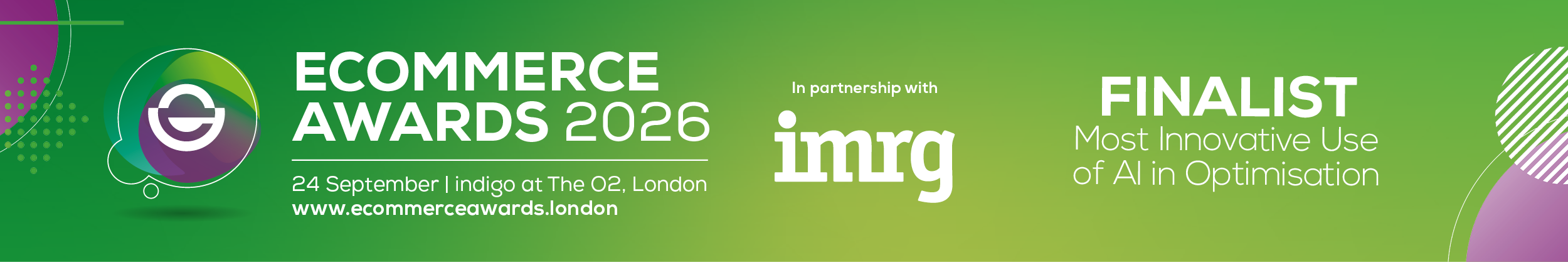 SizeSutra finalist for Most Innovative Use of AI in Optimisation at the Ecommerce Awards 2026